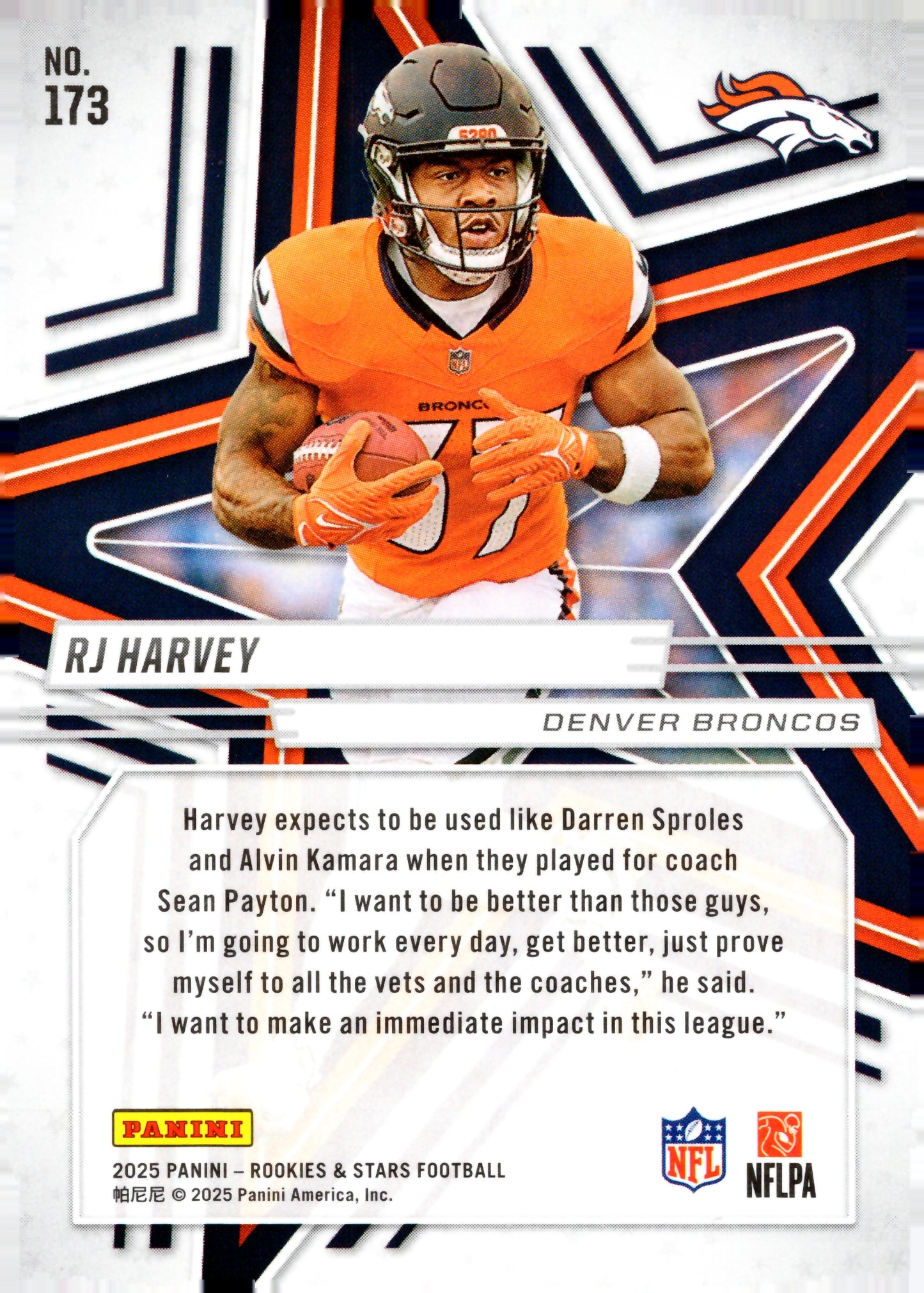 2025 Panini Rookies & Stars #173 RJ Harvey