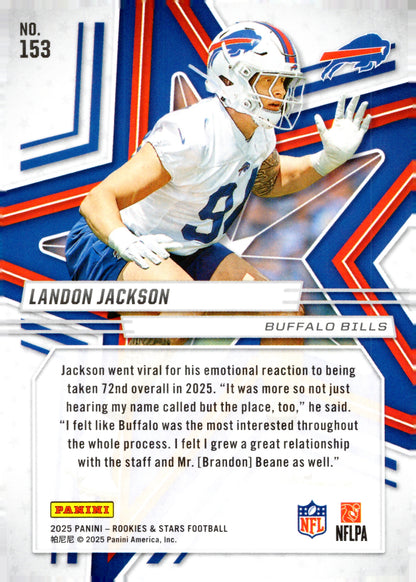 2025 Panini Rookies & Stars #153 Landon Jackson