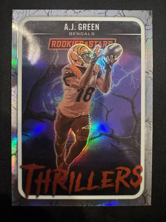 2025 Panini Rookies & Stars #9 A.J. Green Thrillers Silver