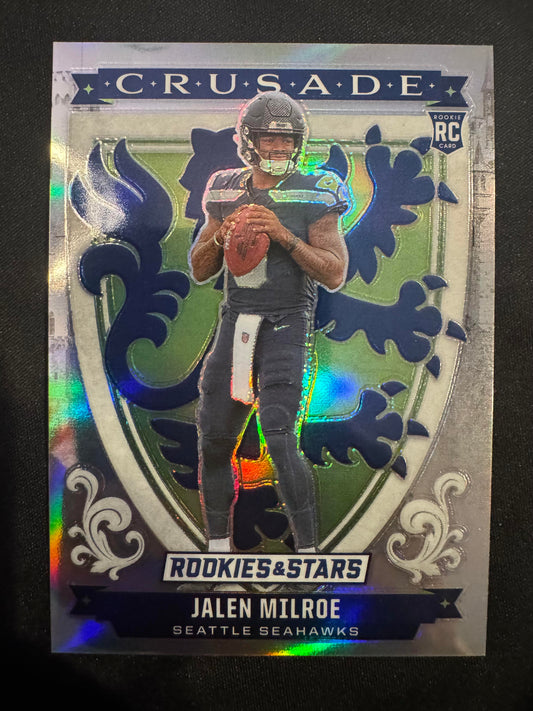 2025 Panini Rookies & Stars #13 Jalen Milroe Crusade Silver